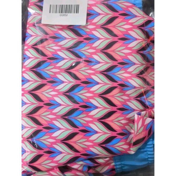Jadelynn Brooke Womens Any Occasion Shorts Large Pink Blue Athletic Running - Picture 6 of 6